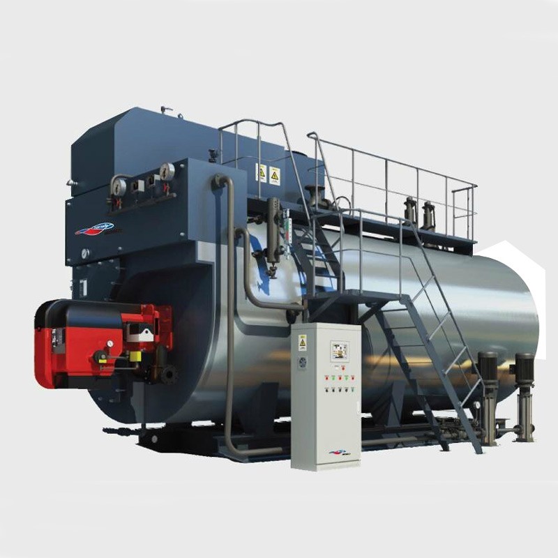 Oljegassfyrt kondenserende dampkjel